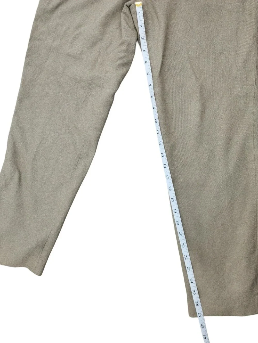 VTG 90s Liz Claiborne Collection Lined Trousers Taupe 4